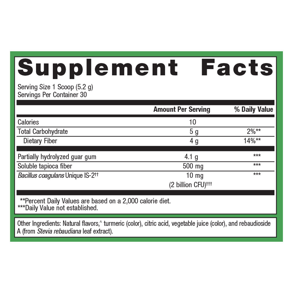 UltraFlora Fiber, Prebiotic, & Probiotic Powder, Orange