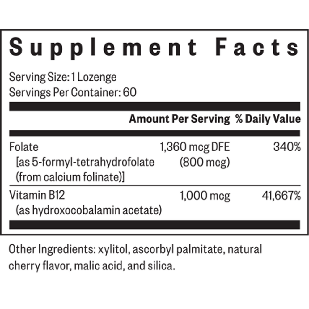 Hydroxo B12 with Folinic Acid