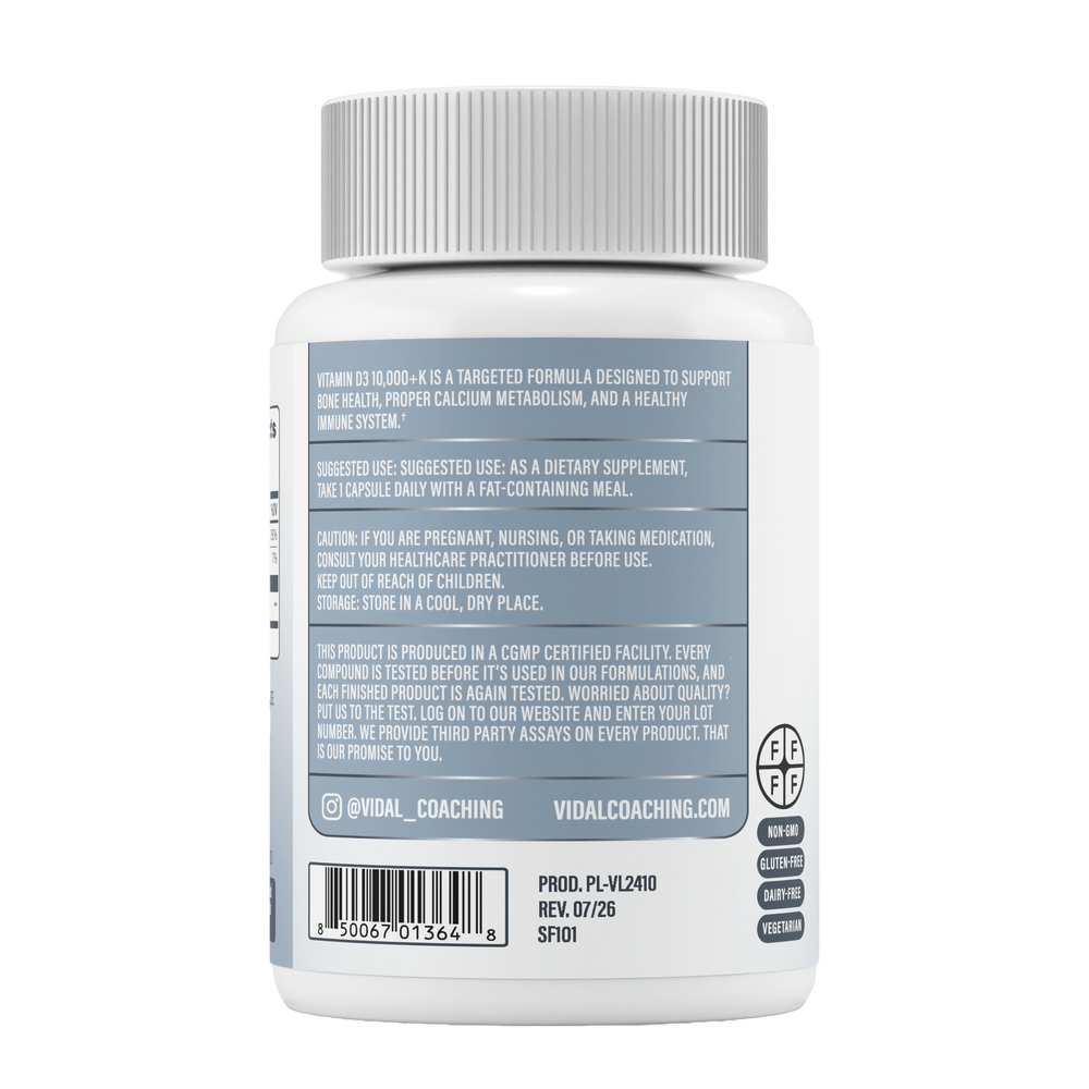Vitamin D3 10,000 + K