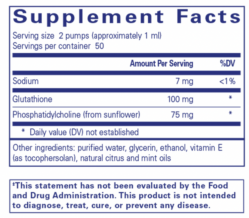 Liposomal Glutathione Liquid